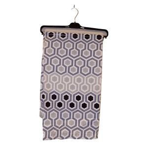 Dept Eight geometric figure shower curtain